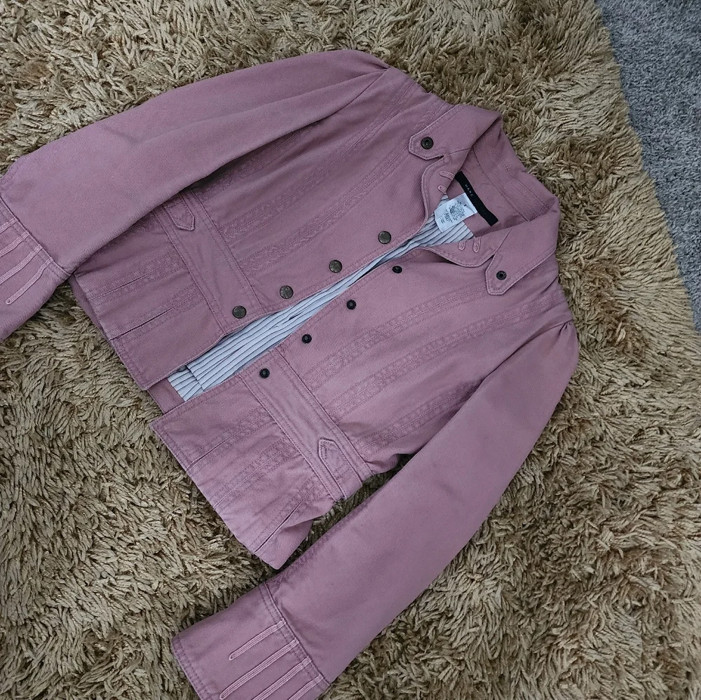 Marc Jacobs Pink Jean Jacket - Picture 3 of 4